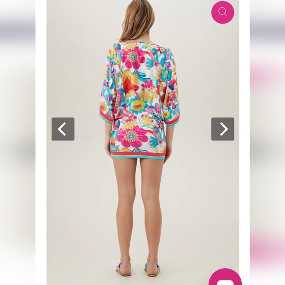 Nwt Trina Turk Fontaine swim tunic  multicolor - Picture 4 of 14